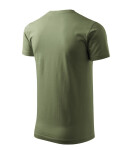 Nové unisex tričko v khaki farbe XS