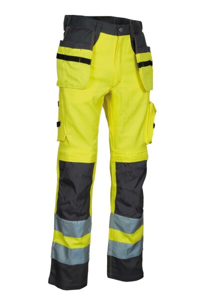 Reflexné pracovné nohavice Cofra BLINDING Farba: Khaki, Veľkosť: 46 (CABLINDING_00_46)