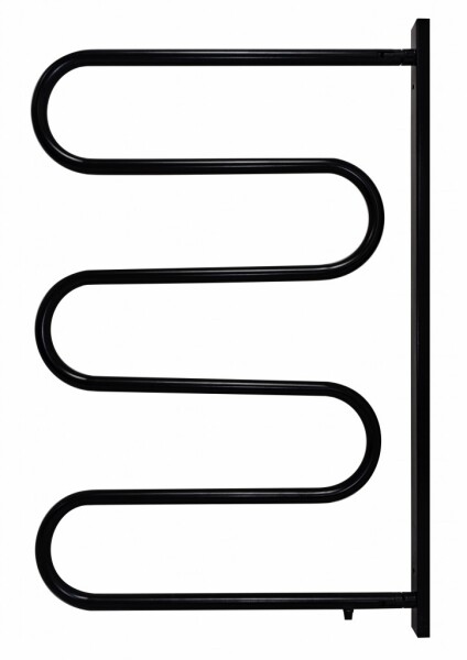 OLSEN SPA - Elektrický sušiak otočný - Farba - Čierna, Materiál - Komaxit, Rozmer radiátora - ES 3 - 35 x 865 x 580 mm, Výkon - 83 W OLBES3OCER