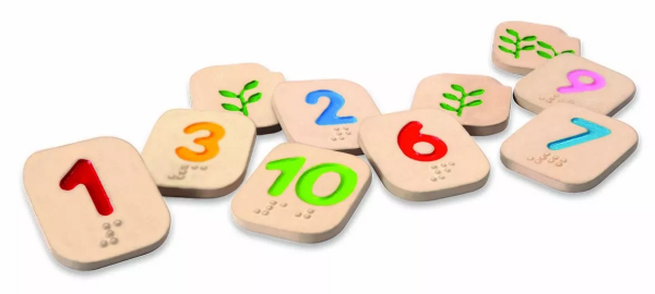 PlanToys PlanToys Braillove čísla 1-10