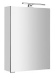 SAPHO - MIRRÓ galérka s LED osvetlením, 50x70x16cm, ľavá/pravá, biela MC050-0030