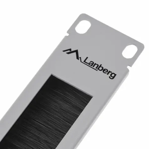 Lanberg AK-1101-S sivá / Kefový panel / 19" / 1U / 482,6x44,2x8,5 mm (AK-1101-S)