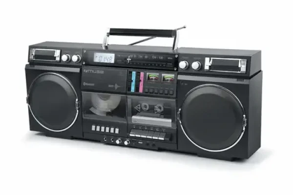 Muse M-380 GB čierna / Presnosné rádio / 80W / FM / CD / Bluetooth / Micro SD (M-380 GB)