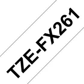 Brother TZe-FX261 biela/čierna / Flexibilná páska do štítkovača / Laminovaná / 36 mm / 8 m (TZEFX261)