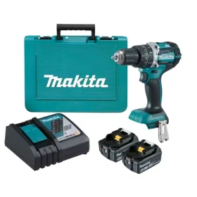 Makita DHP484RTE / Aku príklepový vŕtací skrutkovač / Li- ION / 18V / 2x 5.0Ah (DHP484RTE)
