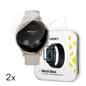 Wozinsky Tvrdené sklo pre Garmin Venu 3S 41mm (2 ks) / Ochranné sklo / Full Glue