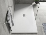 MEXEN/S - Hugo sprchová vanička SMC 170x100, biela, krytka nerez 42101017-X