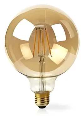 Nedis SmartLife LED žiarovka s vláknom G125 / LED žiarovka / Wi-Fi / E27 / 5 W / 500 lm / 2700 K (WIFILF10GDG125)