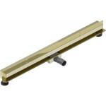 MEXEN - Flat Wall žľab k stene 2v1 90 cm zlatý 1530090