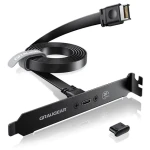GrauGear G- ETC-20G-B / Rozširujúci kábel / USB-C / USB 3.2 Gen 2x2 / 20 Gbit/s / 100W (G-ETC-20G-B)