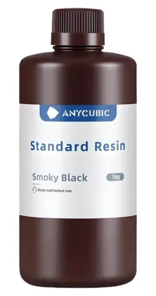 Anycubic Standard Resin čierna / Živica pre 3D tlačiareň / 405 nm / 1 kg / Tvrdosť 84-86 HD (SPTSB-10-IPO-01)