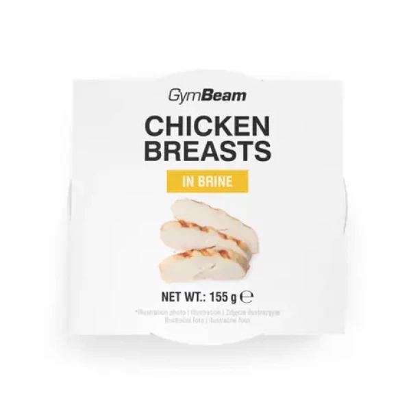 Kuracie prsia vo vlastnej šťave - GymBeam (155 g) (78073-1-155g)