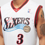 Mitchell Ness NBA Swingman Home Jersey 76ers 00 Allen Iverson SMJYGS18200-P76WHIT00AIV Pánske oblečenie