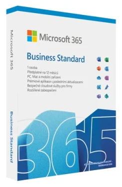 Microsoft 365 Business Standard CZ / PC amp; Mac / 64 bit / Bez média / Krabicová licencia (KLQ-00643)