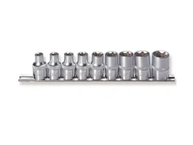 JONNESWAY Nástrčné hlavice TORX-E 1/2" sada 9ks (JS06H49S)