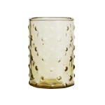 MADAM STOLTZ Pohár Dotted Light Yellow 250 ml