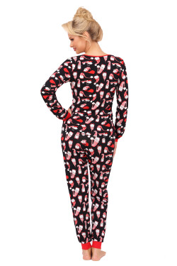 Pyžamo Santi Long Black - Donna 40