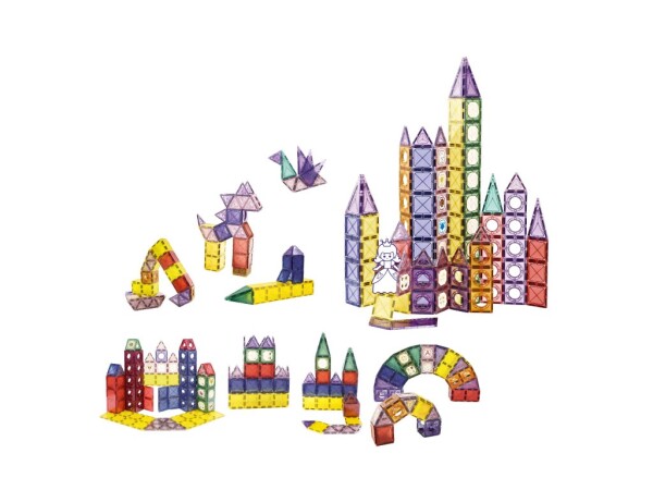 Mamido Mamido Farebná magnetická stavebnica 128 dielikov XXL MT1453