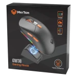 Meetion GW38 čierna / Myš / Bezdrôtová / Tri-Mode / 8000 DPI / RGB (GW38)
