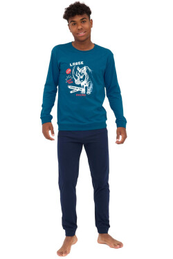 Pánske pyžamo 999/52 Rhino - CORNETTE světle modrá 164/XS