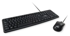 Equip Klávesnica a myš DE čierna / Klávesnica a myš / Káblové / QWERTZ / 105 kláves / 1,35 m (245200)