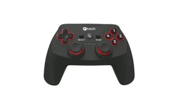C-tech Khort gamepad / drôtový / USB / vibračný / pre PC a PS3 (8594125013455)