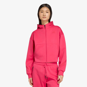 Mikina adidas Z.N.E. Cropped Full Zip Power Pink L