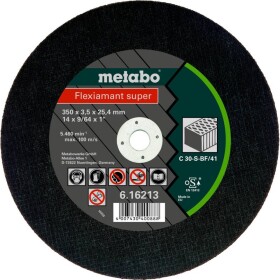 Metabo 616213000 rezný kotúč rovný 350 mm 10 ks přírodní kámen, Umělý kámen , neželezné kovy; 616213000