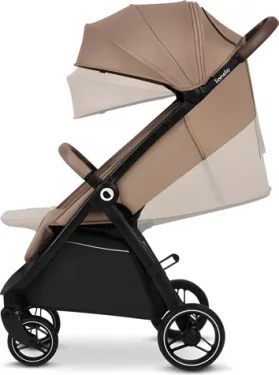 Lionelo Kočík športový Ingrid Beige Sand / 6-48 mesiacov / nosnosť 22 kg / skladanie jednou rukou (LO-INGRID BEIGE SAND)