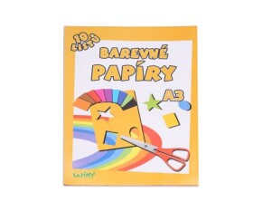 Papiere farebné W A3, 10 listov, 180g, WIKY, 886465