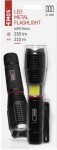 LED SVIET. 5W + 3W COB 3× AAA FOKUS