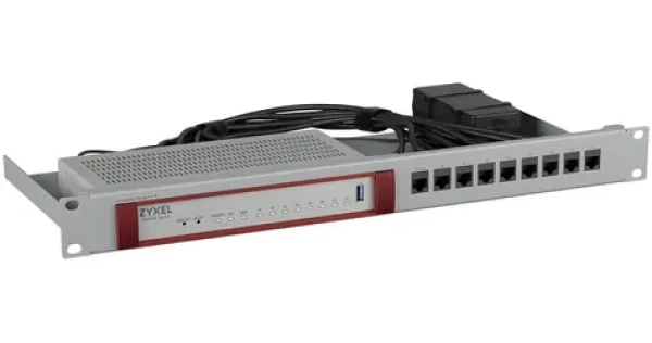 Rackmount.IT RM-ZN-T1 strieborná / Montážny rámček do racku / pre ZyXEL USG Flex 50(H/ HP/AX), 100(H/ HP/AX/W)/1U (RM-ZN-T1)