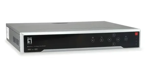 LevelOne NVR-1332 / Rekordér / NVR / 32 kanálov / do 12Mpix / 4X HDD slot / 2x LAN / HDMI (NVR-1332)