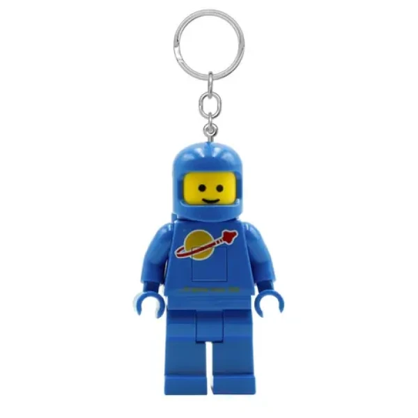 Lego Spaceman Kozmonaut svietiaci modrý / prívesok na kľúče (60LGL-KE10H)