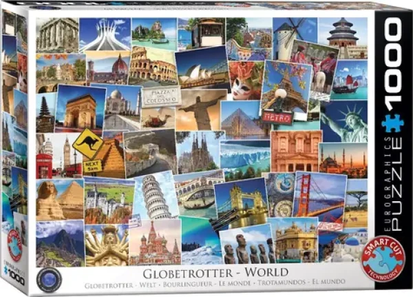 EUROGRAPHICS Puzzle Svetobežník - celý svet