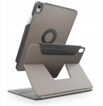 Uniq Etui UNIQ Rovus Snapmount Magnetic 360 Rotating Detachable do Apple iPad 10.9" 2022 / 11" 2025 Sivý