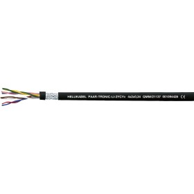 HELU 21143-500 dátový kábel Li-2YCYv 4 x 2 x 0.5 mm² čierna 500 m; 21143-500