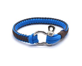 Cordell Modrý paracord náramok Omega Slim