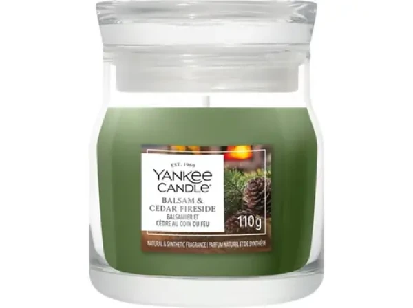 Yankee Candle Balsam Cedar Fireside Signature Malý (5038581190518)