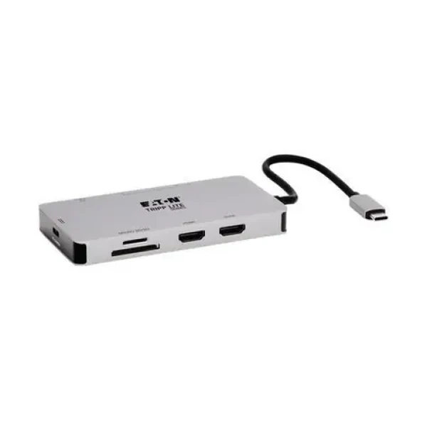 EATON Tripp Lite U442-DOCK8G-GG / Dokovacia stanica / USB-C / 2x HDMI 4K / Gigabit LAN / PD 100W (U442-DOCK8G-GG)