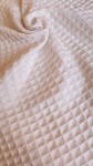Pánske vafľové pončo Saimaa s kapucňou Egret L-XL