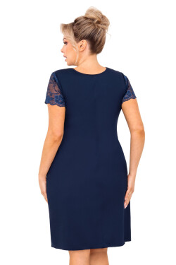 Nočná košeľa Livia Plus Dark Blue - Donna XXXL