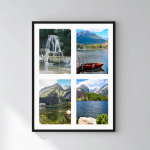 Personalizovaný magický fotob obraz v ráme – 30×40 – koláž fotografií