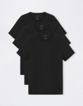 Organic Basics True Crewneck Tee 3-Pack Black / Black / Black L