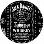 Jedlý papier Jack Daniels etiketa 19,5 cm - Pictu Hap - Pictu Hap