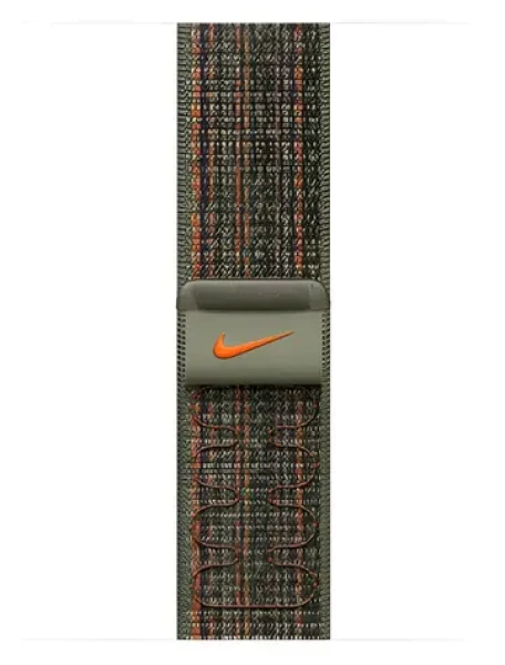 Apple Watch 41mm Sequoia/Orange / Nike športový remienok (MTL33ZM/A)