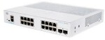 Cisco Cisco switch CBS250-16T-2G, 16xGbE RJ45, 2xSFP, fanless - REFRESH