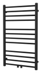 Radiátor kombinovaný SAT Paul 84x50 cm stredové pripojenie čierna matná SATRAPA840500SBL SATRAPA840500SBL