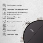 Lauben Robot Vacuum 15BB Pet čierna / Robotický vysávač / Hepa / 62 dB / dopredaj (LBNRV15BB)