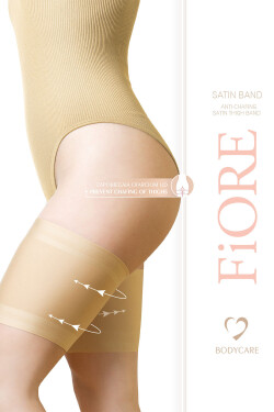 Fiore Satin Band saténový pás proti opuchom farba:nude 3/4-M/L
